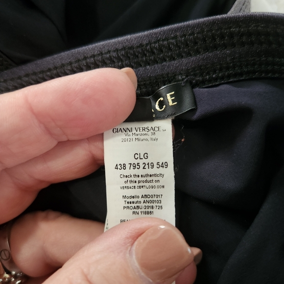 Versace Beachwear One Piece Medusa Size 3C = 36 C - Picture 5 of 11